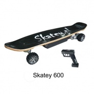 Skateboard 600 watt - Elektrisch skateboard 600 zwart - 2503